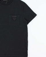 SS2021 Prada Embroidered Classic Badge Crewneck Pocket T-Shirt - L