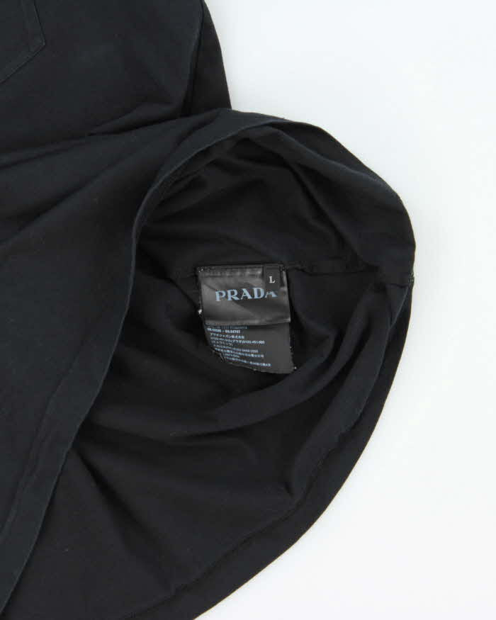 SS2021 Prada Embroidered Classic Badge Crewneck Pocket T-Shirt - L