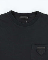 SS2021 Prada Embroidered Classic Badge Crewneck Pocket T-Shirt - L