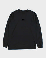 Vintage Y2K 00s Oakley Embroidered Logo Long Sleeve Crewneck T-Shirt - M