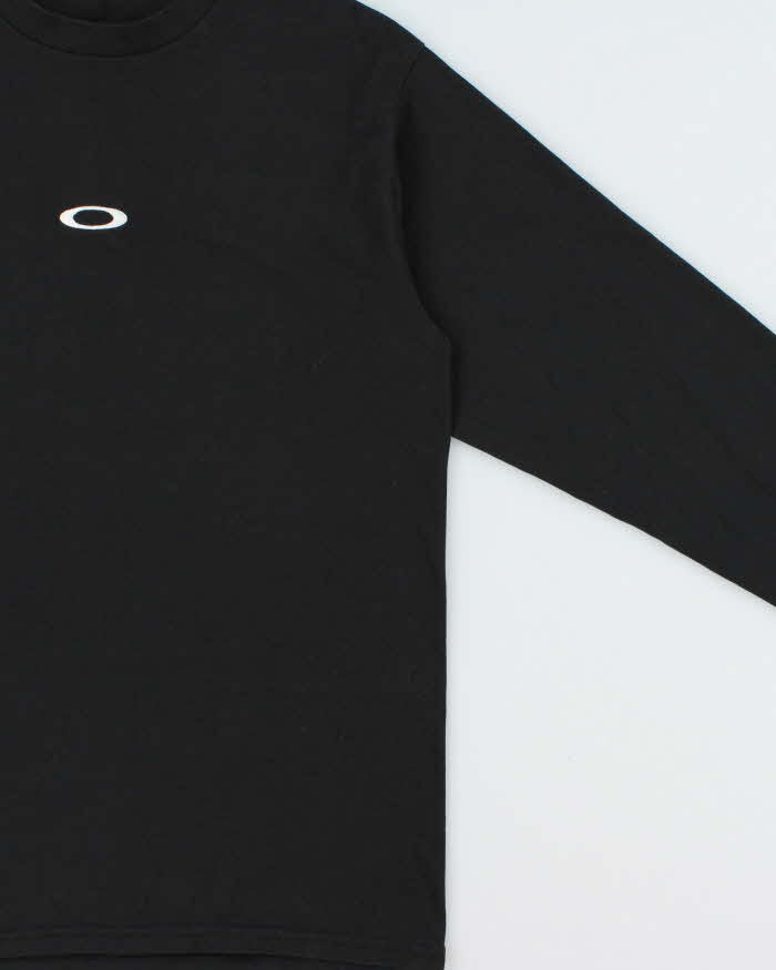 Vintage Y2K 00s Oakley Embroidered Logo Long Sleeve Crewneck T-Shirt - M