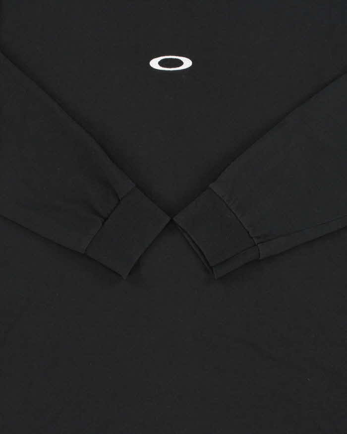 Vintage Y2K 00s Oakley Embroidered Logo Long Sleeve Crewneck T-Shirt - M
