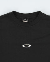 Vintage Y2K 00s Oakley Embroidered Logo Long Sleeve Crewneck T-Shirt - M