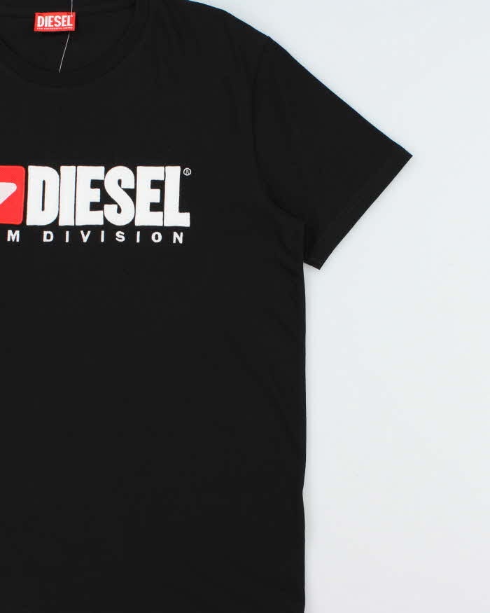 DSWT Diesel Embroidered Division Crewneck T-Shirt - XL