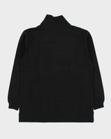 DSWT Vintage 1990s Ellesse Raphaela Heavyweight High Neck Long Sleeve Crewneck T-Shirt - L