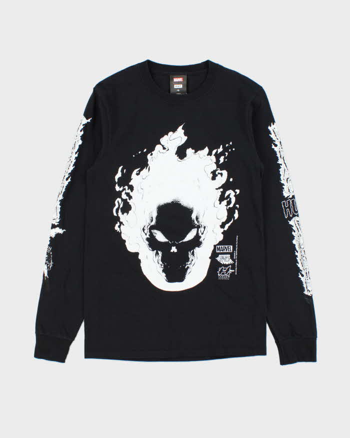 Marvel x HUF Ghost Rider Spirit Of Vengeance Heavyweight Long Sleeve Crewneck T-Shirt - S