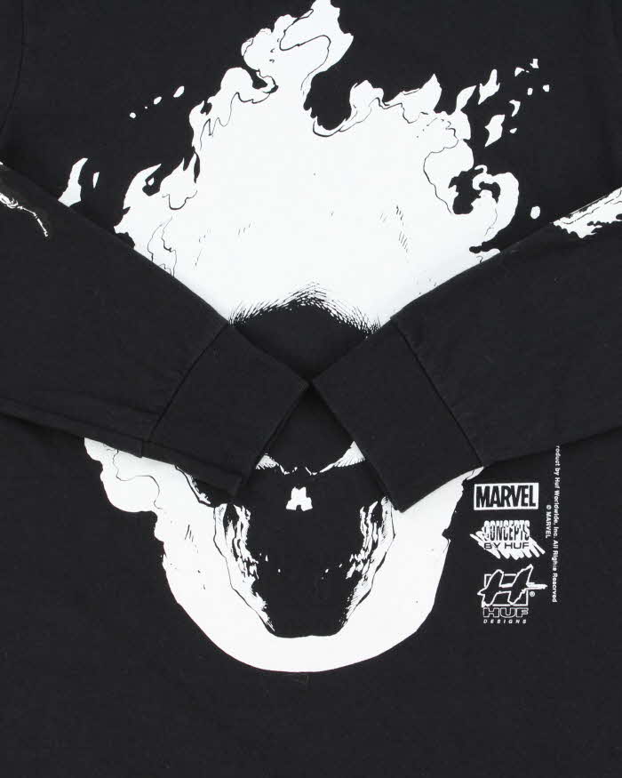 Marvel x HUF Ghost Rider Spirit Of Vengeance Heavyweight Long Sleeve Crewneck T-Shirt - S