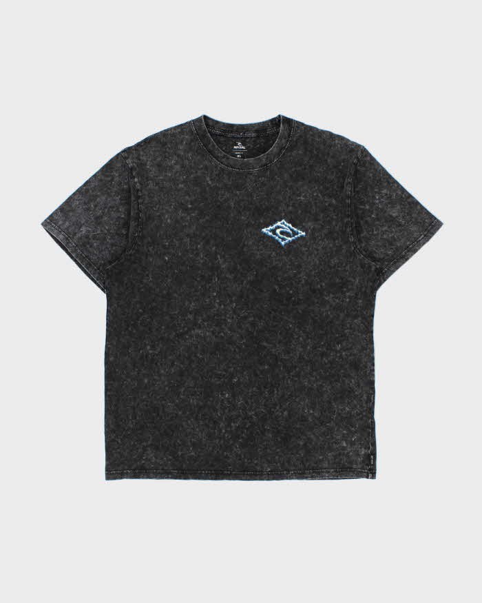 DSWT Rip Curl Raw Energy Thrash Heavyweight Tie-Dye Crewneck T-Shirt - XL