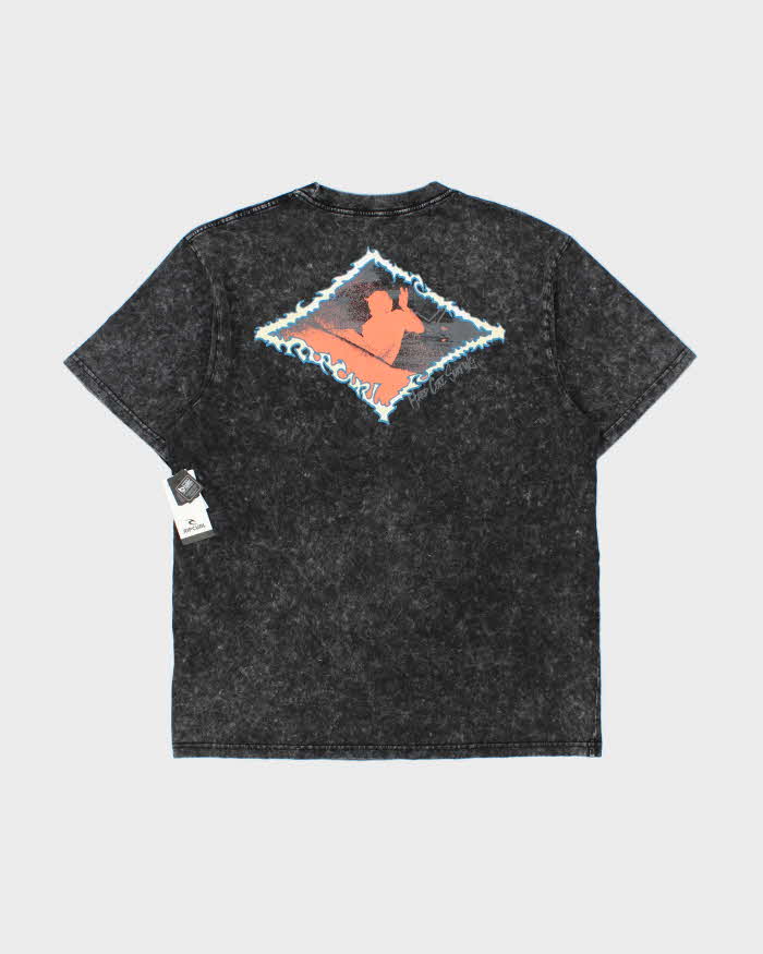 DSWT Rip Curl Raw Energy Thrash Heavyweight Tie-Dye Crewneck T-Shirt - XL