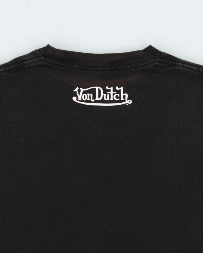 Vintage Y2K 00s Von Dutch Heavyweight Classic Crewneck T-Shirt - XL