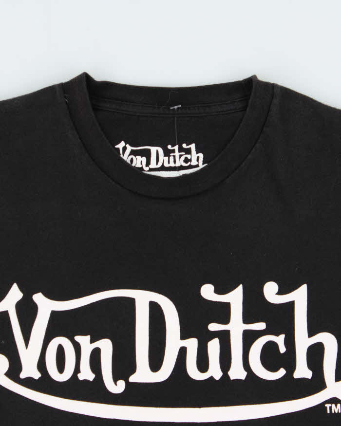 Vintage Y2K 00s Von Dutch Heavyweight Classic Crewneck T-Shirt - XL