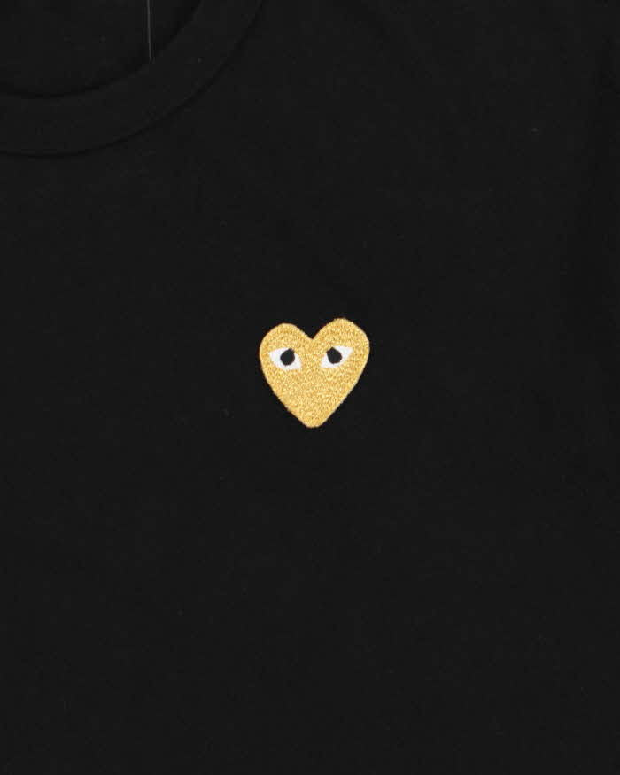 Comme Des Garcons PLAY Heavyweight Heart Logo Crewneck T-Shirt - XL