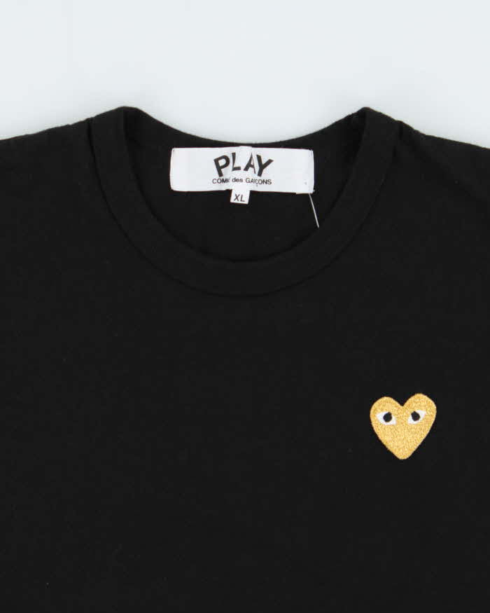 Comme Des Garcons PLAY Heavyweight Heart Logo Crewneck T-Shirt - XL