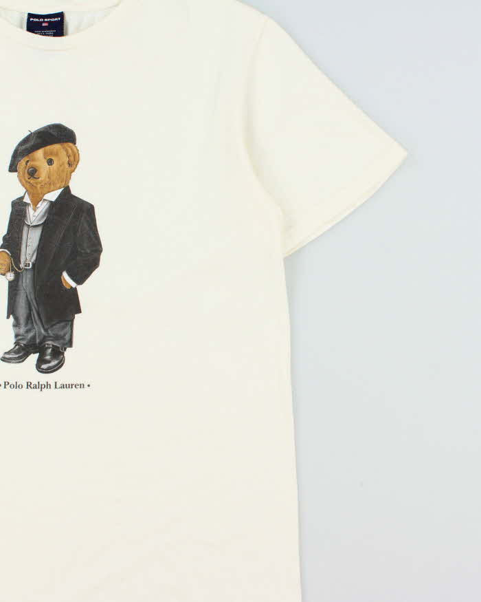 Vintage 1990s Polo Sport Ralph Lauren Cool Bear Heavyweight Crewneck T-Shirt - L