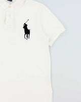 Vintage Y2K 00s Polo Ralph Lauren Big Pony #3 Custom Fit Short Sleeve Polo Shirt - M