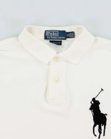 Vintage Y2K 00s Polo Ralph Lauren Big Pony #3 Custom Fit Short Sleeve Polo Shirt - M
