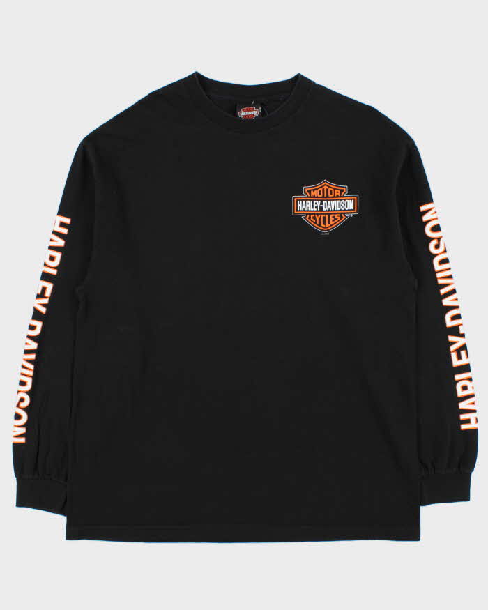 Vintage Harley Davidson Wisconsin Oconomowoc Heavyweight Long Sleeve Crewneck T-Shirt - XL