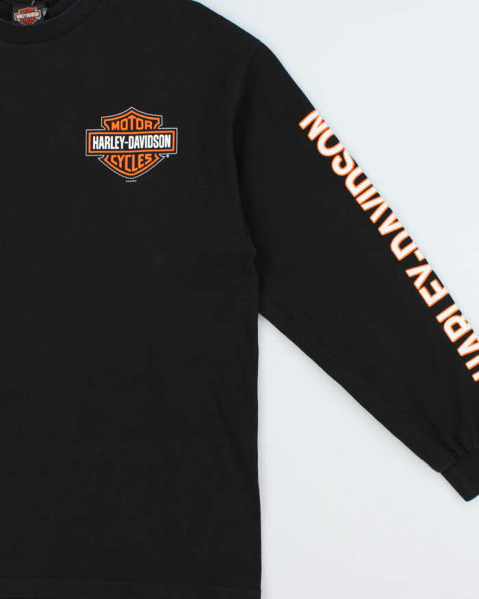 Vintage Harley Davidson Wisconsin Oconomowoc Heavyweight Long Sleeve Crewneck T-Shirt - XL