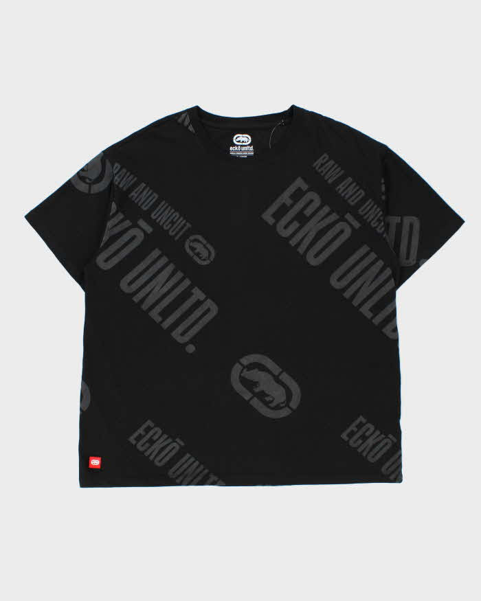 Vintage Ecko UNTLD Heavyweight Raw & Uncut Crewneck T-Shirt - XL