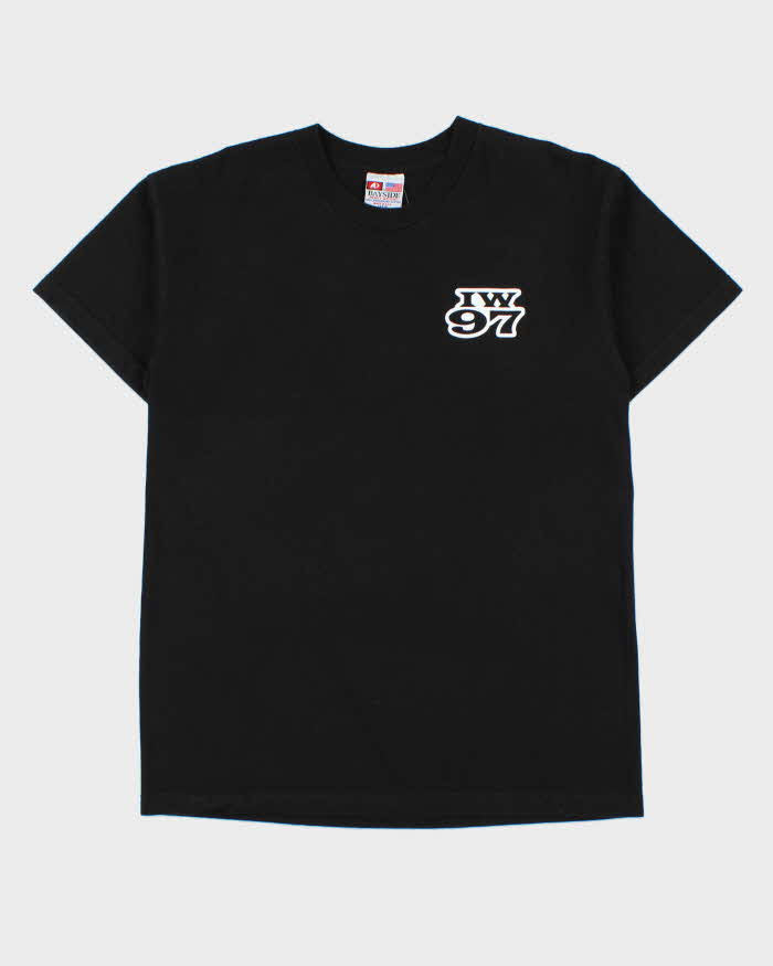 Vintage 1997 Iron Works British Columbia Heavyweight Made In USA Bayside Crewneck T-Shirt - L