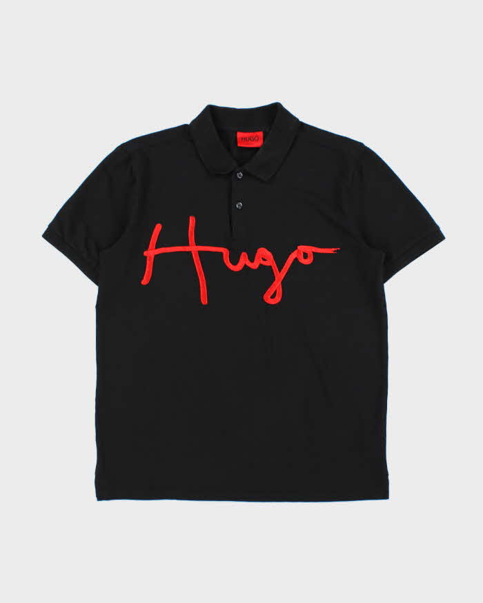 Hugo Boss Embroidered 'Dimlet' Slim Fit Short Sleeve Polo Shirt - M