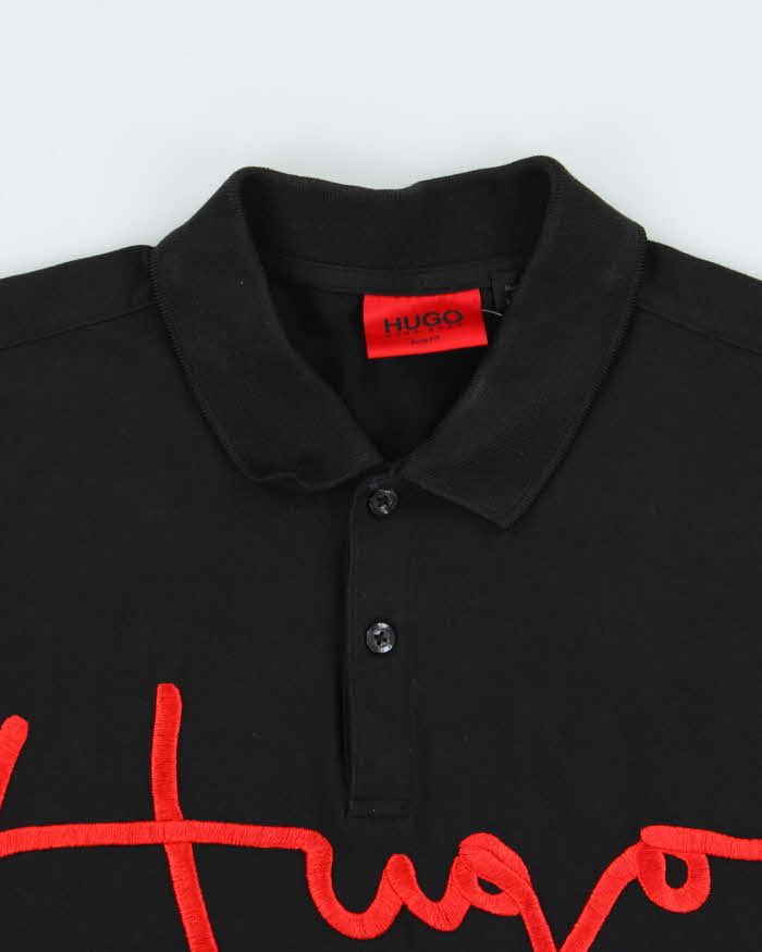 Hugo Boss Embroidered 'Dimlet' Slim Fit Short Sleeve Polo Shirt - M