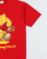 Vintage 1990s Walt Disney World Heavyweight Winnie The Pooh Made In USA Crewneck T-Shirt - L