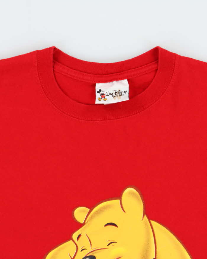 Vintage 1990s Walt Disney World Heavyweight Winnie The Pooh Made In USA Crewneck T-Shirt - L