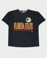 Vintage 1990s Florida State Team Apparel Heavyweight Layered Made In USA Single Stitch Crewneck T-Shirt - XL