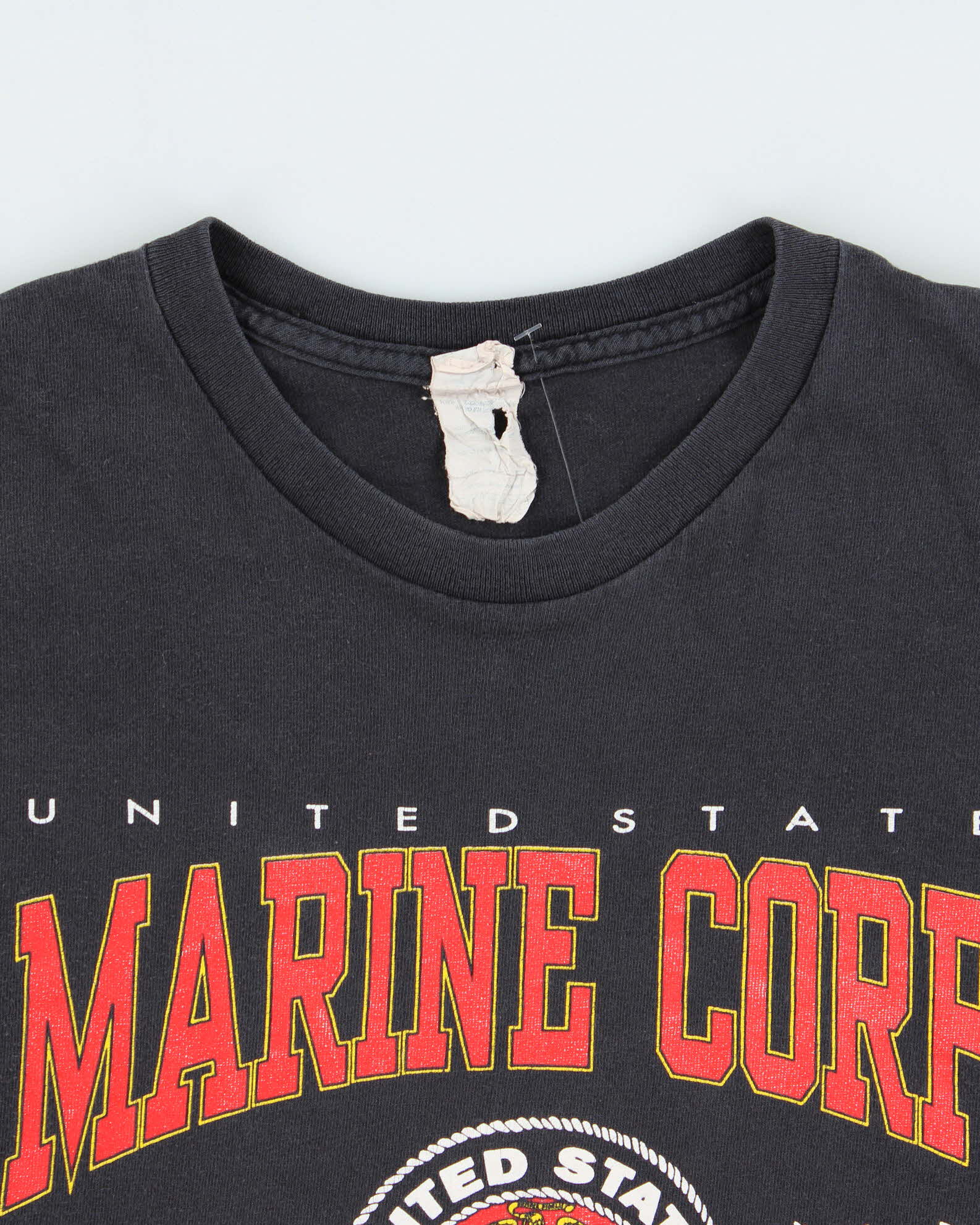 Vintage Y2K 00s United States Marine Corps Delta Pro Weight Distressed Crewneck T-Shirt - L