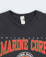 Vintage Y2K 00s United States Marine Corps Delta Pro Weight Distressed Crewneck T-Shirt - L
