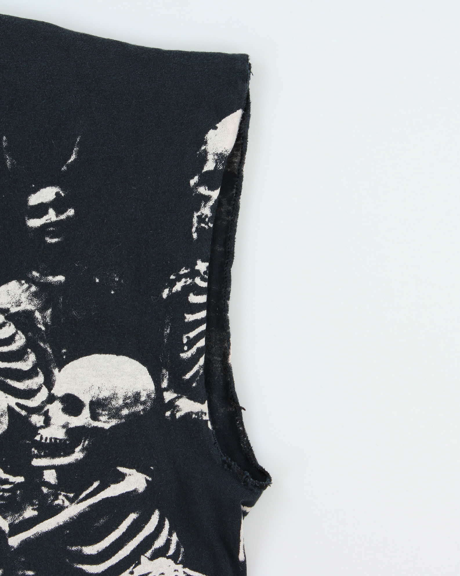 Vintage 1994 Brockum Rolling Stones Voodoo Lounge Tour Skeleton Party Made In USA Crewneck Sleeveless T-Shirt - XL