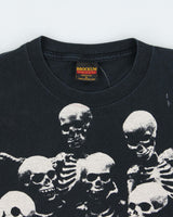 Vintage 1994 Brockum Rolling Stones Voodoo Lounge Tour Skeleton Party Made In USA Crewneck Sleeveless T-Shirt - XL