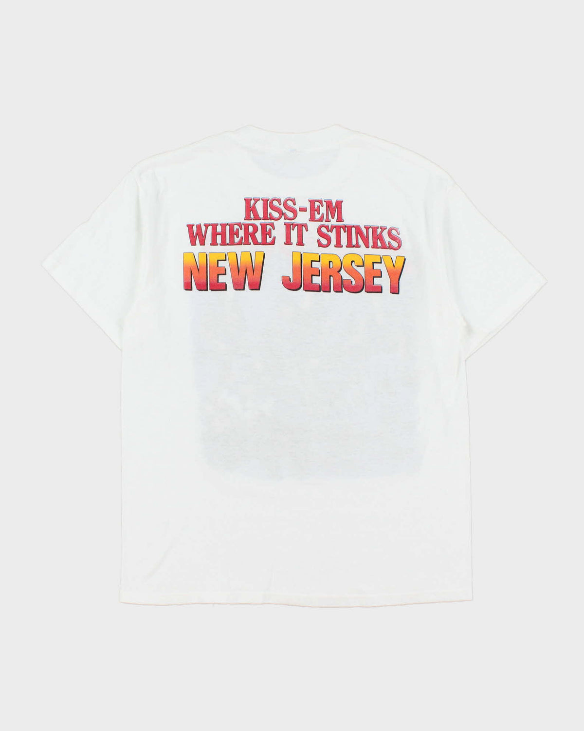 Vintage 1989 Bon Jovi 'Kiss-Em Where It Stinks Tour New Jersey' Single Stitch Made In USA Crewneck T-Shirt - L