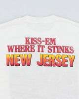 Vintage 1989 Bon Jovi 'Kiss-Em Where It Stinks Tour New Jersey' Single Stitch Made In USA Crewneck T-Shirt - L