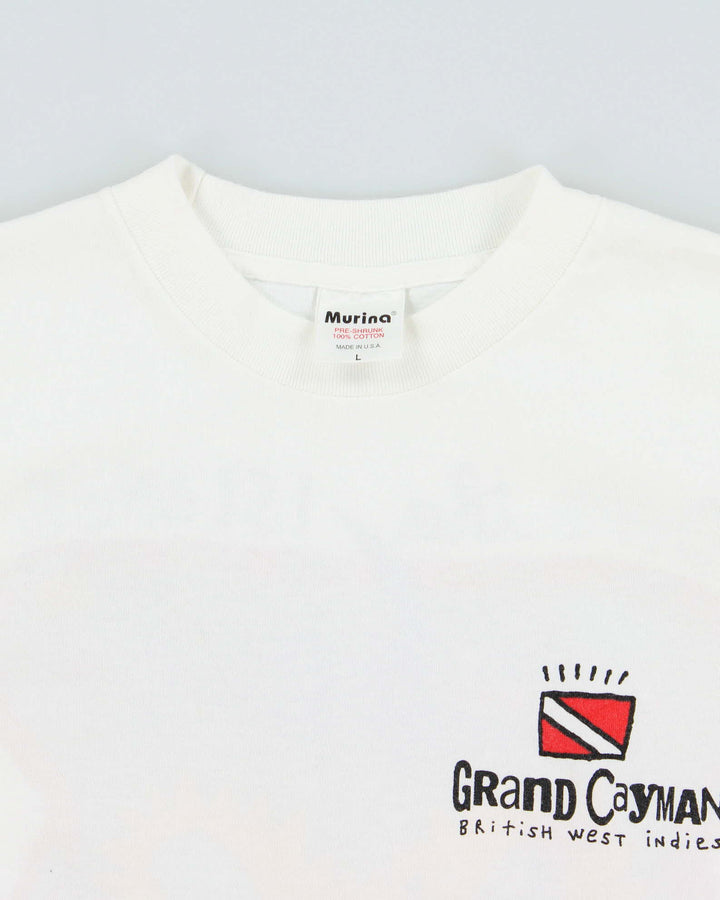 Vintage 1990s Big Head Grand Canyon Single Stitch Made In USA Murina Crewneck T-Shirt - L