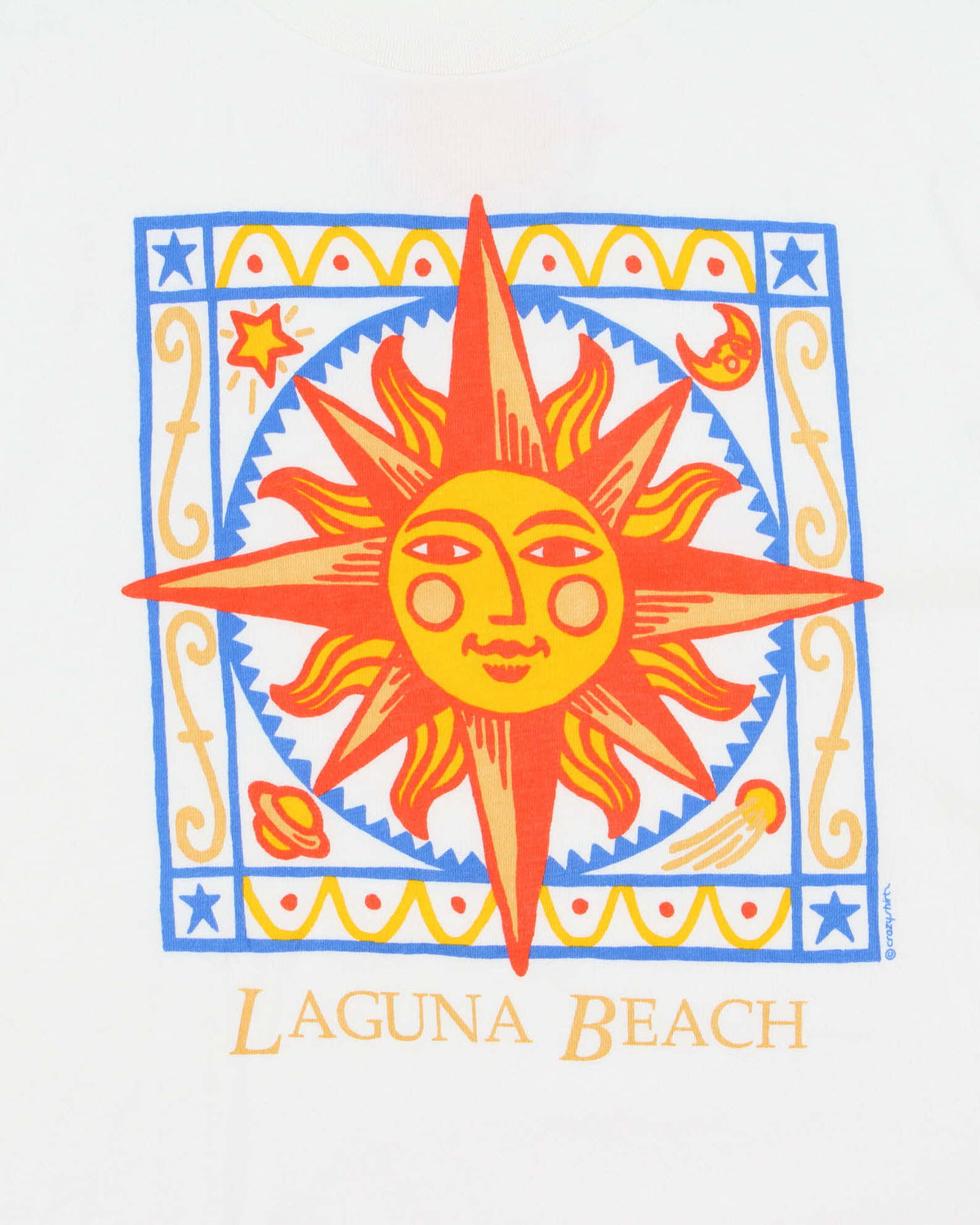 Vintage 1990s Laguna Beach Crazy Shirts Hawaii Made In USA Single Stitch Crewneck T-Shirt - M