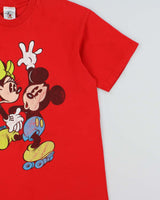 Vintage 1990s Disney Mickey &amp; Co Minnie Roller Skates Heavyweight Single Stitch Made In USA Crewneck T-Shirt - XL