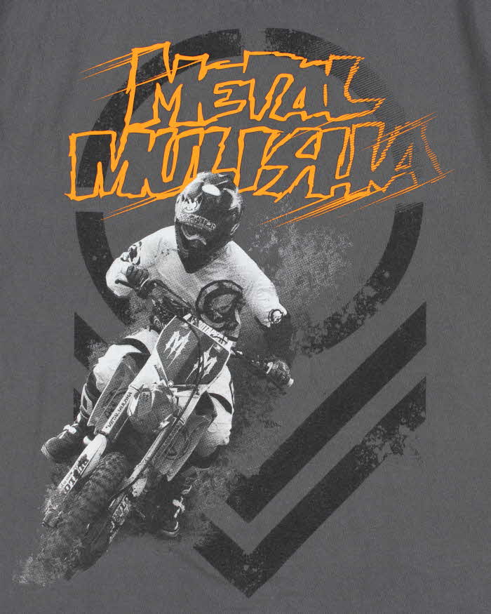 Vintage Y2K 00s Metal Mulisha Heavyweight Moto X Crewneck T-Shirt - L