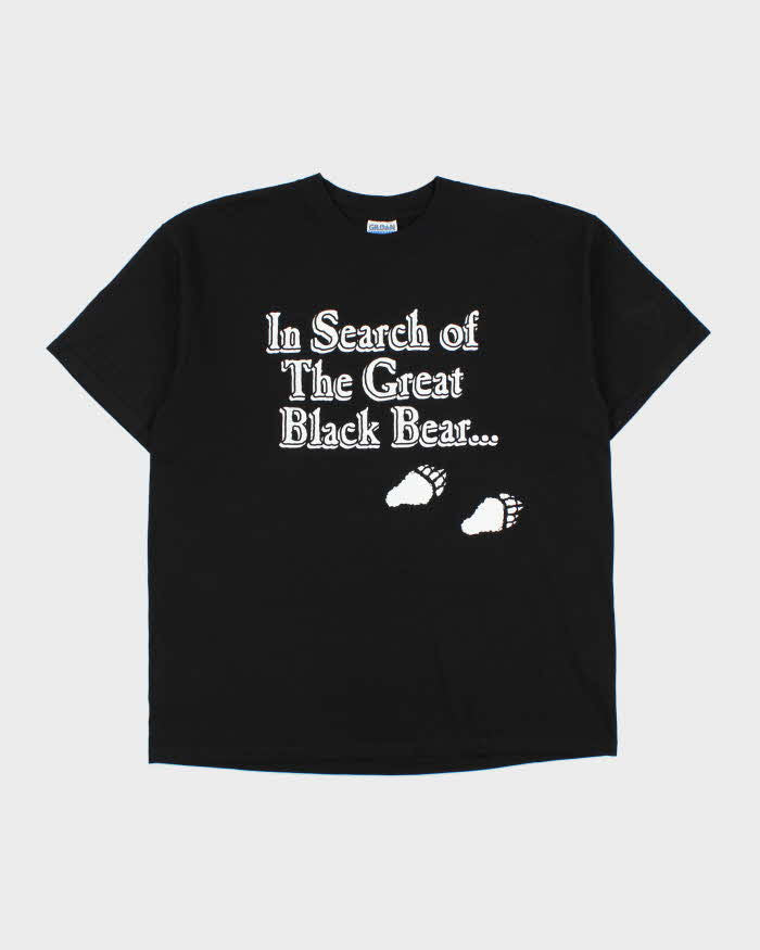 Vintage Y2K 00s Black Bear Ale Heavyweight Gildan Crewneck T-Shirt - XL