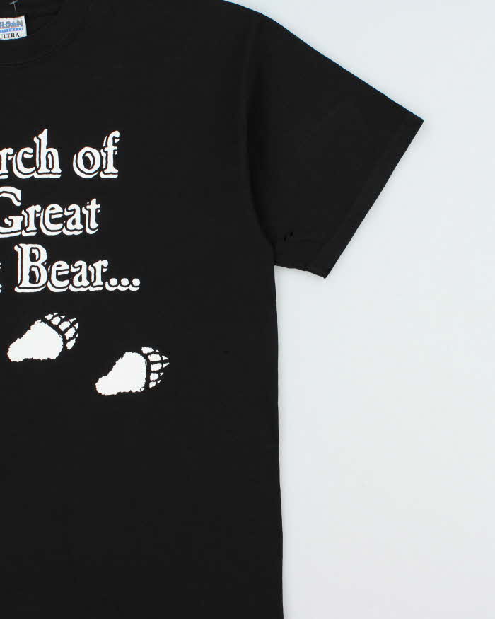 Vintage Y2K 00s Black Bear Ale Heavyweight Gildan Crewneck T-Shirt - XL