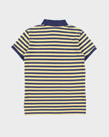 Vintage Y2K 00s Polo Ralph Lauren Striped Custom Fit Short Sleeve Polo Shirt - M