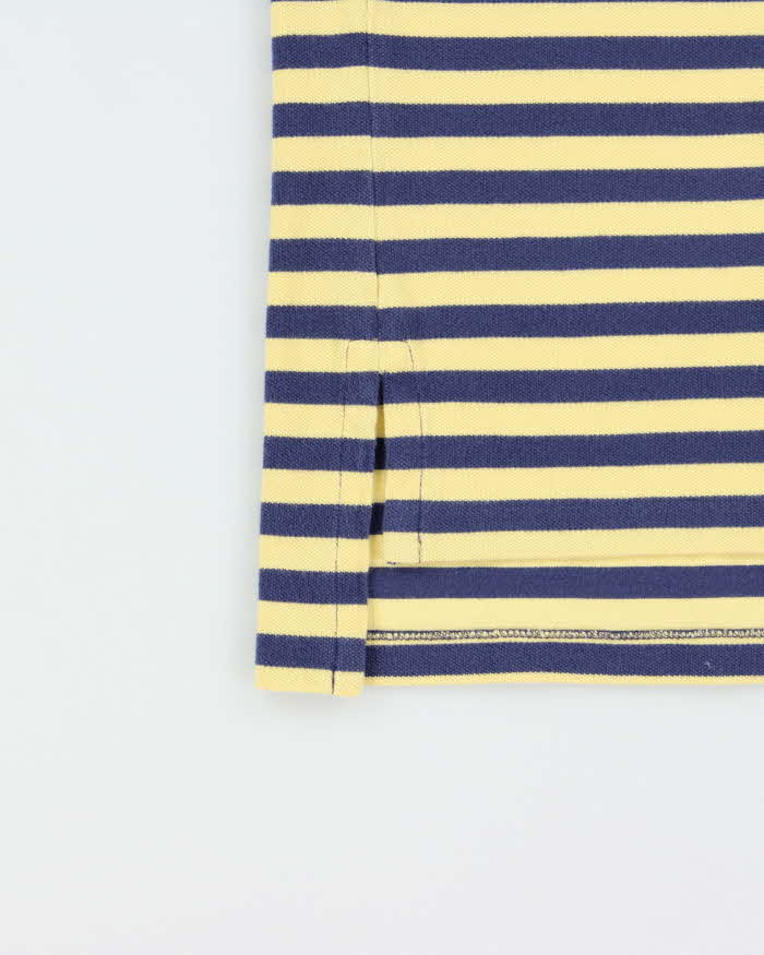 Vintage Y2K 00s Polo Ralph Lauren Striped Custom Fit Short Sleeve Polo Shirt - M
