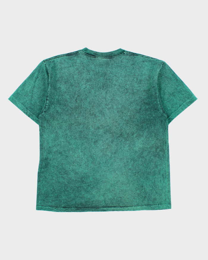 Vintage 1994 Kananaskis Country Acid Wash Gildan Heavyweight Single Stitch Made In Canada Crewneck T-Shirt - XL