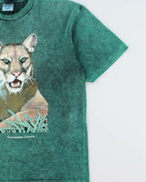 Vintage 1994 Kananaskis Country Acid Wash Gildan Heavyweight Single Stitch Made In Canada Crewneck T-Shirt - XL