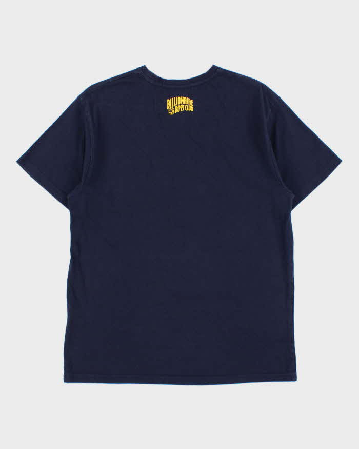 Billionaire Boys Club Navy Heavyweight Statue Of Liberty Spaceman Crewneck T-Shirt - L