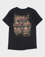 Vintage Slayer World Domination 2013-14 Tour Heavyweight Crewneck T-Shirt - L