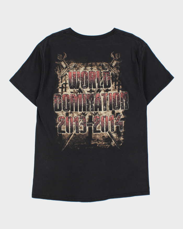 Vintage Slayer World Domination 2013-14 Tour Heavyweight Crewneck T-Shirt - L