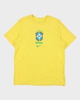 Vintage Nike Brazil CBF Crewneck Football T-Shirt - L