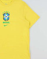 Vintage Nike Brazil CBF Crewneck Football T-Shirt - L